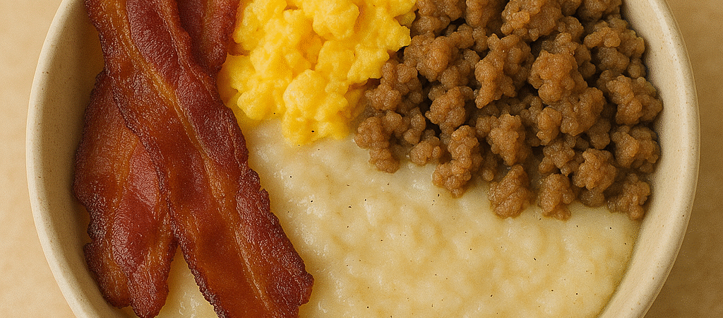 Country Breakfast Grits Bowl