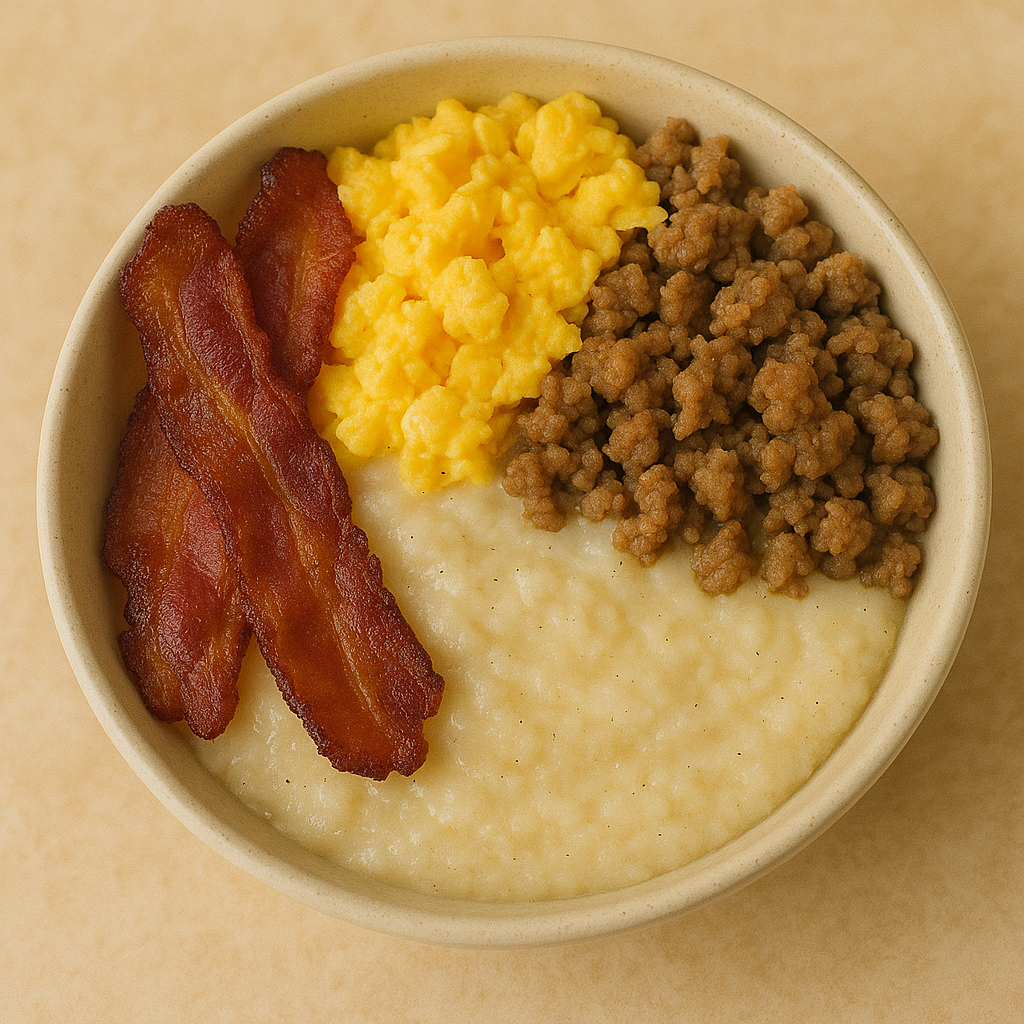 Country Breakfast Grits Bowl